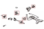 Preview: Hardrace Honda Civic CRX Integra DC2 B16/B18 Motorhalter Set (Street)