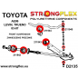 Preview: Toyota AE86 Suspension PU Bushing Kit STREET Complete STRONGFLEX 216254B