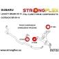 Preview: Subaru Legacy V / Outback IV 09-14 Suspension Bushing Kit STREET STRONGFLEX PU 276240B