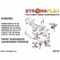 Preview: Subaru Impreza Legacy Forester Suspension Bushing Kit STREET STRONGFLEX PU 276077B