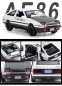 Preview: 1/32 Toyota AE86 Trueno Model Fujiwara Initial-D With Lights