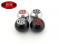 Preview: CUBE Speed Aluminium Schaltknauf Schwarz / Silber