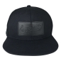 Preview: Boosted Status Snapback Cap Hat - All Black Lederlabel