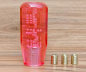 Preview: Bubble Schaltknauf 8-Kant 10/15cm Rot