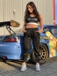 Preview: Trade Nudes For Car Parts x JDM Shop Crop Top