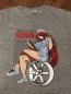Preview: Itasha Racing "Girl And Rim" T-Shirt Grau