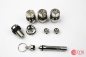 Preview: OptiVent Versteckte Felgenventile 8,3mm Flach Silber