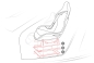 Preview: Subaru Impreza GH, GR, GV (07-14) Seat Mount Bracket Bucket or Low