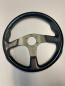 Preview: *SOLD* Momo Flat Sports Steering Wheel 350mm Yellow Stiching with E-Mark