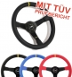 Preview: Luisi Mirage Race Yellow Marker Leather 350mm Steering Wheel TUV Approved