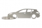 Preview: Mazda 3 BL MPS Silhoutte Metal Keyring