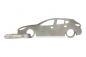 Preview: Mazda 3 BM Wankel Rotary Silhoutte Metal Keyring