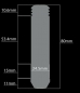 Preview: Steel Lug Nuts 3-Teilig 60/80mm M14x1,5 / 1/2x20unf Wheel Nuts - SICKSPEED