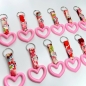 Preview: JDM Tsurikawa Heart Pink Strap Sakura MINI Keyring YUME