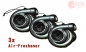 Preview: Air-Freshener 3pcs Pack Grey Turbo VANILLA