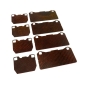 Preview: Carbon Heat Protection Brake Shims 4 pieces Front Toyota Yaris GR - HEL
