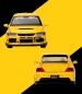 Preview: 1/32 Mitsubishi Evolution IX Yellow With Lights