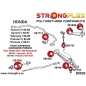 Preview: Honda Prelude V 96-01 Suspension Bushing Kit SPORT STRONGFLEX PU 086205B