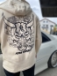 Preview: ONI & KOI Cream Zip-Hoodie Premium - JDM Shop