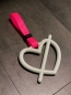 Preview: Import Bible Heartbreaker Tsurikawa White Strap Heart Pink