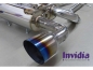 Preview: Nissan 370Z Gemini Invidia Catback Titanium / Blue Straight Tips