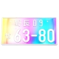 Preview: 63-80 Rainbow Japan License Plate
