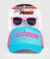 Preview: Hardtuned Kids Cap Girly Pink Teal Snapback mit Sonnenbrille
