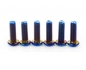 Preview: Steering Wheel Flat Head Bolts Titanium 6pcs Set M5
