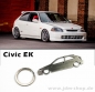 Preview: Honda Civic VI EK Silhoutte Metal Keyring