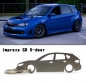 Preview: Subaru Impreza GRB 5-Door STi Silhoutte Metal Keyring