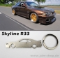 Preview: Nissan Skyline R33 Silhoutte Metal Keyring - Kopie