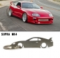 Preview: Toyota Supra MK4 Silhoutte Metal Keyring