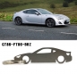 Preview: Toyota GT86 Subaru BRZ FRS Silhoutte Metal Keyring
