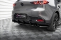 Preview: Maxton Mazda 3 MK4 GP Street Pro Heck Diffusor Ansatz Center Schwarz