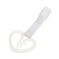 Preview: Tsurikawa Broken Heart White Strap Silver