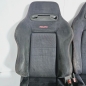Preview: *SOLD* RECARO SR-3 Honda EK9 DC2 TypeR Seats Black Suede Leather