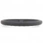 Preview: Nardi Classic ND34 Steering Wheel, Black Leather, Black Spokes, Grey Stitching, 40 mm Dish
