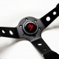 Preview: DriftShop Steering Wheel (90 mm Dish), Black Suede, Black Spokes