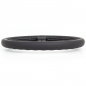 Preview: Nardi Classic ND33 Steering Wheel, Black Leather, Black Spokes, Grey Stitching, 40 mm Dish