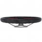 Preview: Nardi Deep Corn Steering Wheel, Suede, Black Spokes, Red Stitching, 75 mm Dish, Ø35 cm