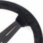 Preview: Nardi Classic ND33 Steering Wheel, Suede, Black Spokes, Black Stitching, 40 mm Dish