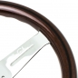 Preview: Nardi Classic ND33 Steering Wheel, Wood, Chrome Spokes, 40 mm Dish