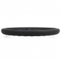 Preview: Nardi Classic ND34 Steering Wheel, Black Leather, Satin Spokes, Grey Stitching, 25 mm Dish