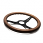 Preview: DriftShop Steering Wheel, Wood, Black Spokes