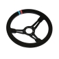 Preview: DriftShop Steering Wheel (70 mm Dish), "M Power V2" Edition Suede Leather