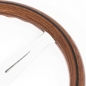 Preview: Nardi Classic ND36 Steering Wheel, Wood, Black Inlay, Chrome Spokes, 40 mm Dish