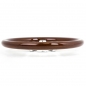 Preview: Nardi Deep Corn Steering Wheel, Wood, Chrome Spokes, 50 mm Dish, Ø33 cm
