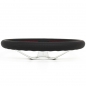 Preview: Nardi Deep Corn Steering Wheel, Black Perforated Leather, Satin Spokes, Red Stitching, 75 mm Dish, Ø35 cm