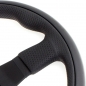 Preview: Nardi Twin Line Steering Wheel, Black Leather, Black Spokes, Ø35 cm