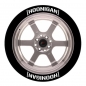 Preview: [Hoonigan] Tire Stickers, Permanent - Raised Rubber